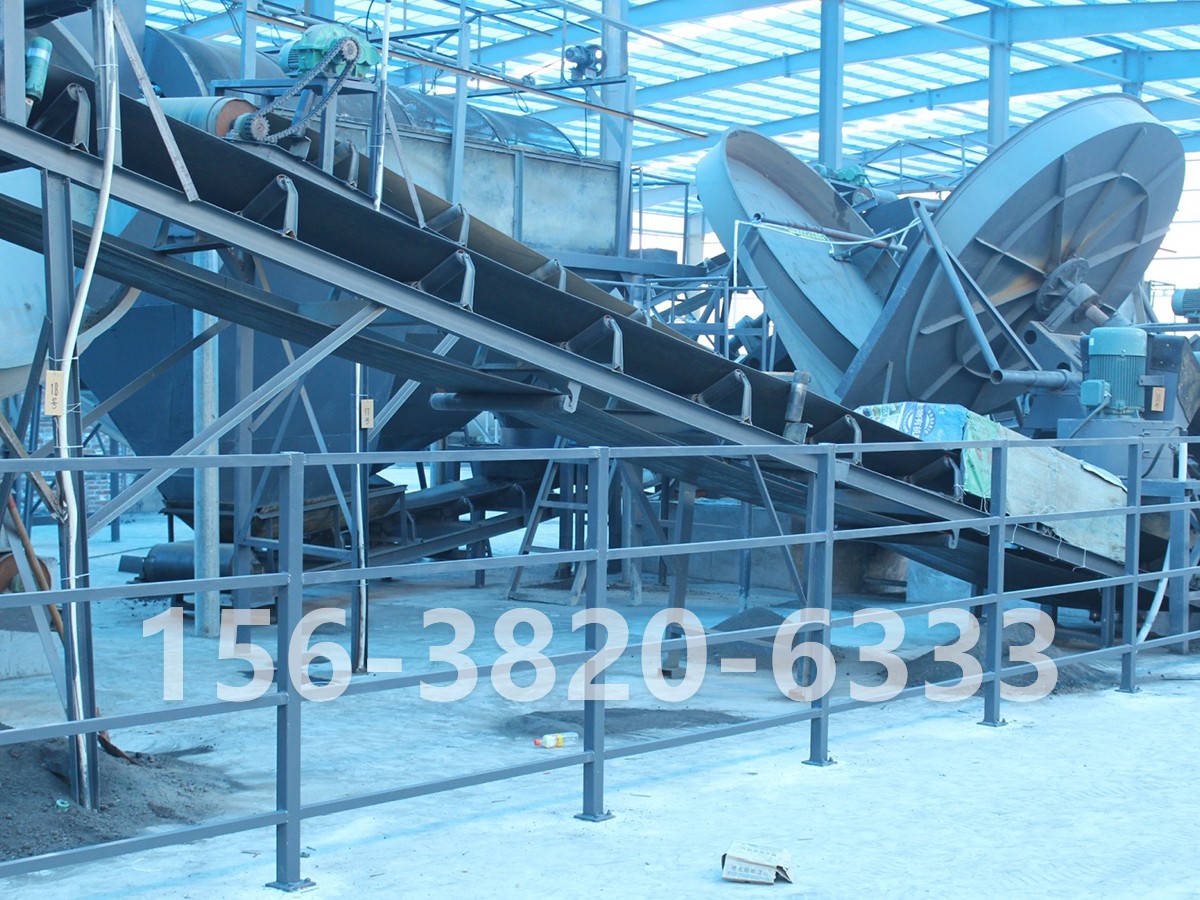 圓盤造粒機(jī)現(xiàn)場(chǎng)